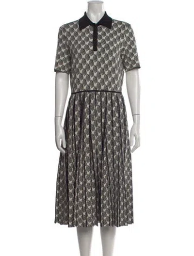 Pre-owned Tory Burch Printed Midi Length Dress In Multi