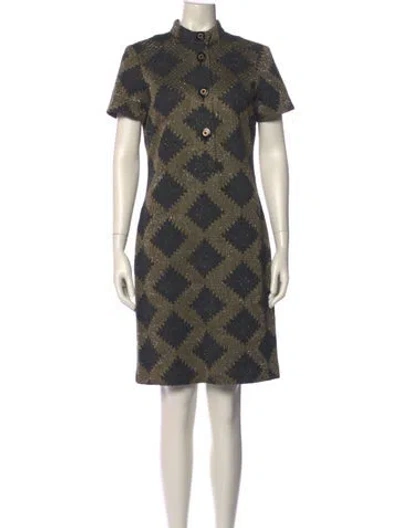 Pre-owned Tory Burch Printed Mini Dress