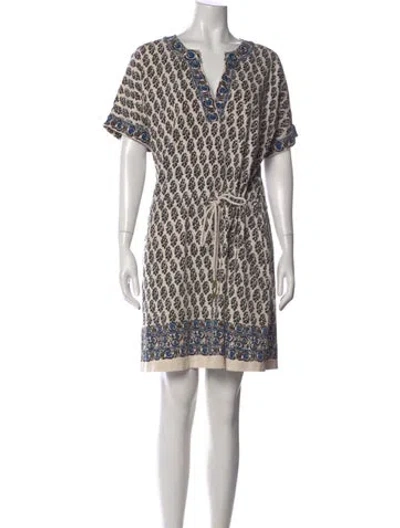 Pre-owned Tory Burch Printed Mini Dress