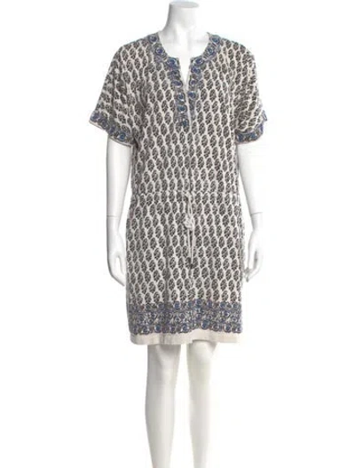 Pre-owned Tory Burch Printed Mini Dress