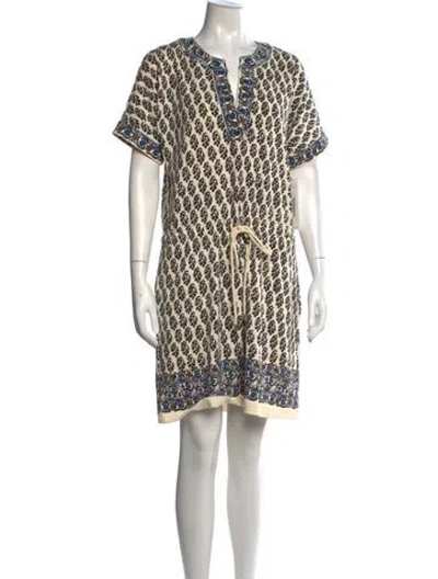 Pre-owned Tory Burch Printed Mini Dress