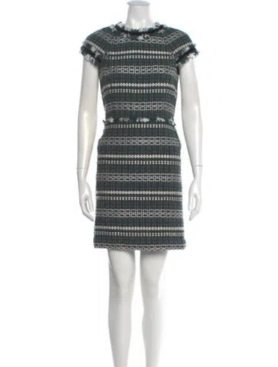 Pre-owned Tory Burch Printed Mini Dress In Multi