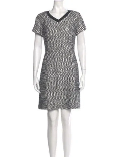 Pre-owned Tory Burch Printed Mini Dress In Multi