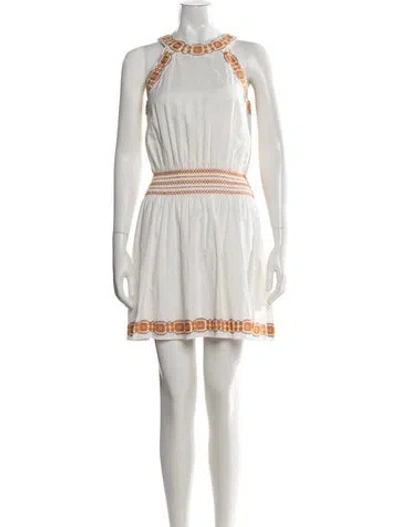 Pre-owned Tory Burch Printed Mini Dress In Multi