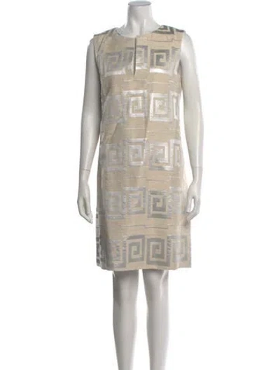 Pre-owned Tory Burch Printed Mini Dress W/ Tags