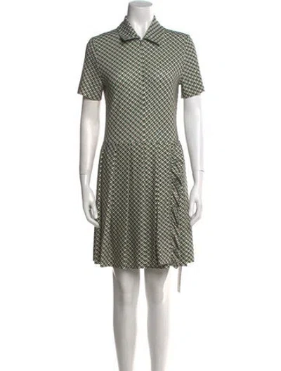 Pre-owned Tory Burch Printed Mini Dress W/ Tags In Multi