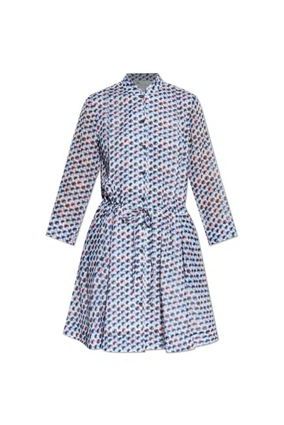 Tory Burch Printed Mini Dress In Multi