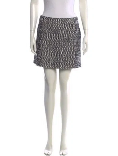 Pre-owned Tory Burch Printed Mini Skirt In Multi