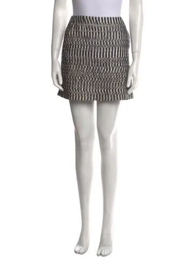 Pre-owned Tory Burch Printed Mini Skirt In Multi