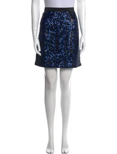 Pre-owned Tory Burch Printed Mini Skirt In Multi