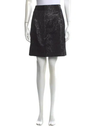 Pre-owned Tory Burch Printed Mini Skirt In Multi
