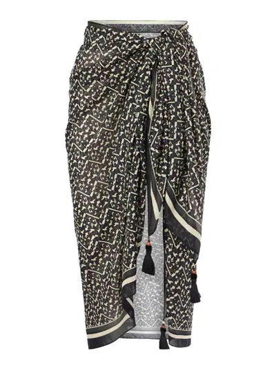 Tory Burch Printed Pareo Skirt