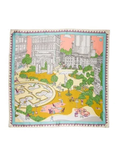 Pre-owned Tory Burch Printed Scarf