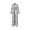 Tory Burch Side Slit Dress In Multicolor