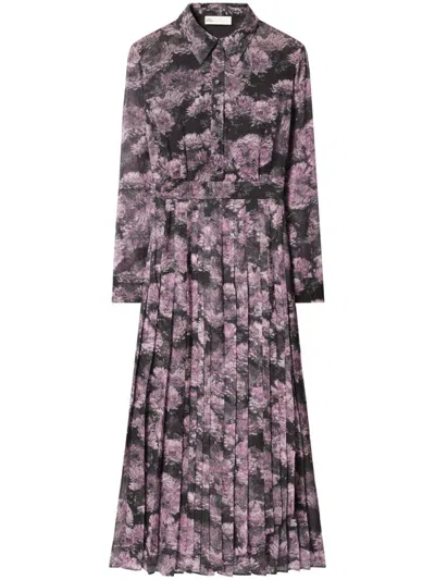 TORY BURCH TORY BURCH PRINTED SILK MAXI DRESS