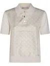 Tory Burch Polo Shirt In Beige