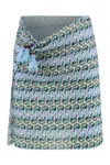 Tory Burch Printed Silk Sarong In Multicolor