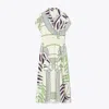 Tory Burch Printed Silk Twill Shirtdress In Multi