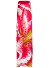 Tory Burch Pink Lily Print Strapless Maxi Dress