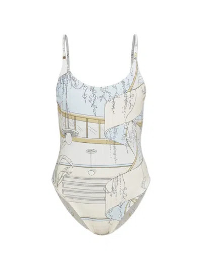 TORY BURCH PRINTED SWIMSUIT