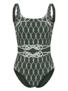 TORY BURCH PRINTED SWIMSUIT