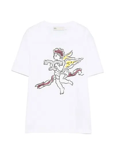Tory Burch Printed Tee In White