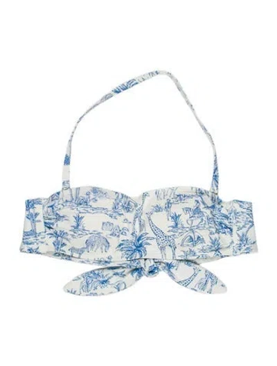 Pre-owned Tory Burch Printed Top In Multi
