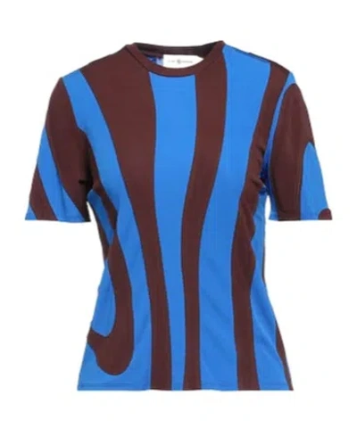 Tory Burch Printed T-shirt In Blue