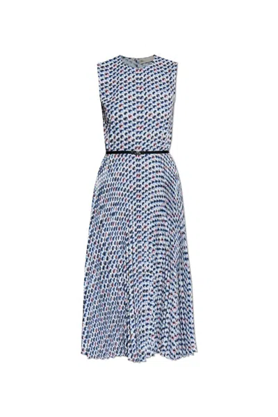 Tory Burch Printed Twill Dress In Multi