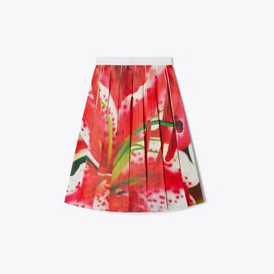Tory Burch Printed Twill Skirt