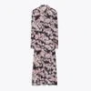 Tory Burch Printed Viscose Polo Dress In Pale Pink Pixel Floral