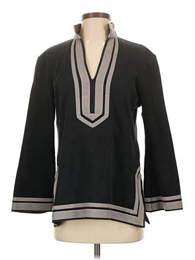 Pre-owned Tory Burch Pullover Sweater In Black