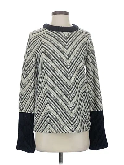 Pre-owned Tory Burch Pullover Sweater In Blue