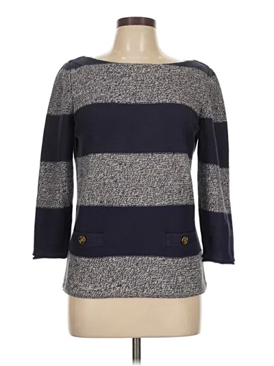 Pre-owned Tory Burch Pullover Sweater In Blue