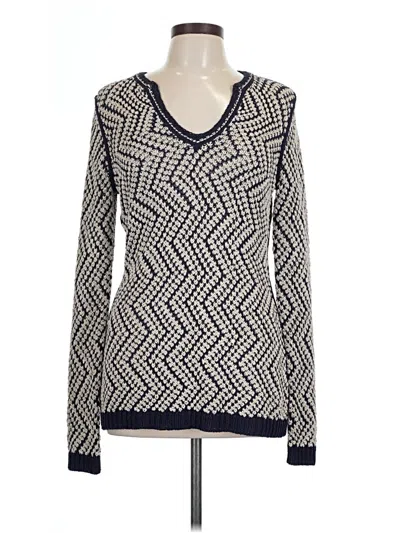Pre-owned Tory Burch Pullover Sweater In Blue