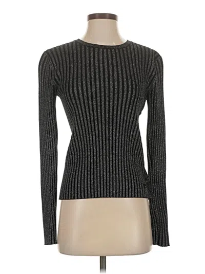 Pre-owned Tory Burch Pullover Sweater In Gray