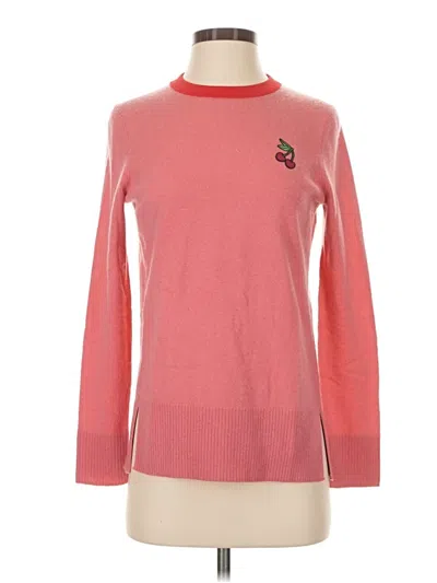 Pre-owned Tory Burch Pullover Sweater In Pink