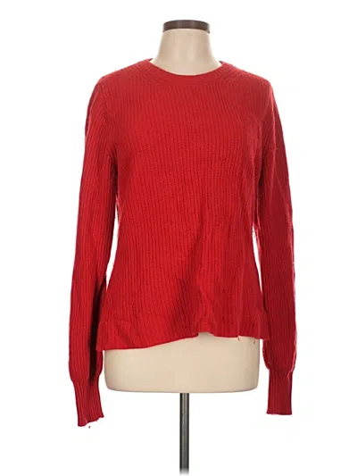 Pre-owned Tory Burch Pullover Sweater In Red