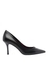Tory Burch Double T Buckle Pump 80mm In Negro