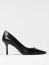 Tory Burch Double T Buckle Pump 80mm In Schwarz