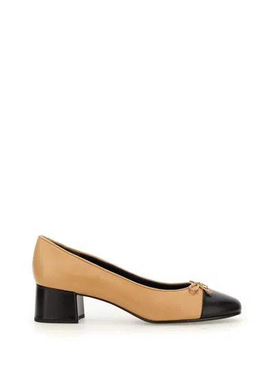 TORY BURCH PUMPS WITH CONTRASTING TOE