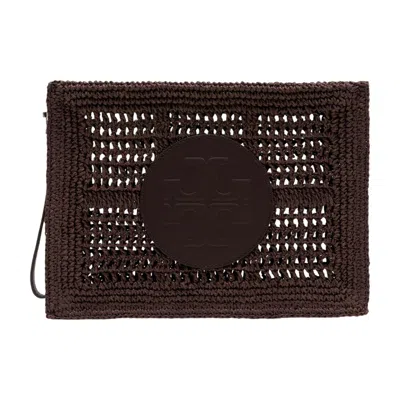 Tory Burch Purse Ella Crochet In Brown