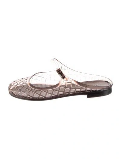 Pre-owned Tory Burch Pvc Mules In Multi