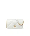 Tory Burch Kira Diamond Quilt Chain Wallet Blanc In White