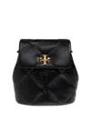 Tory Burch Quilted Black Shoulder Bag With Chain-link Straps