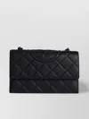 Tory Burch Quilted Leather Crossbody Bag Chain Strap