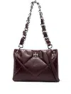 Tory Burch Quilted Chain-strap Shoulder Bag In Purple
