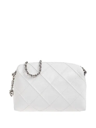 Tory Burch Quilted Chain Zip Charm