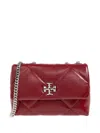 Tory Burch Quilted-design Logo-detail Chain Shouder Bag In Red