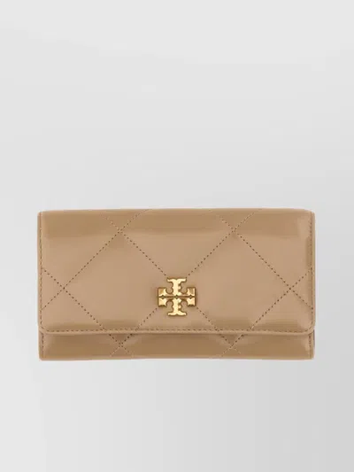 Tory Burch Quilted Diamond Wallet Gold-tone Hardware